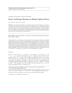 Static Arbitrage Bounds on Basket Option Prices