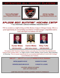 ATTENTION ALL HOCKEY PLAYERS