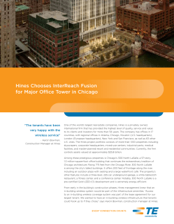 Hines Chooses InterReach Fusion for Major Office Tower in