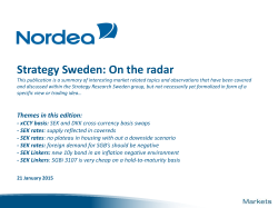 Strategy Sweden: On the radar