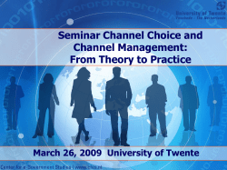 Channel Choice