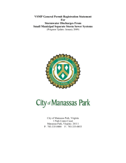 Stormwater Management Plan