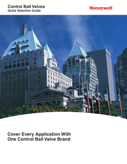 63-8552 - Control Ball Valves