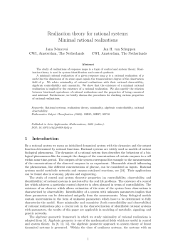 Realization theory for rational systems: Minimal rational realizations