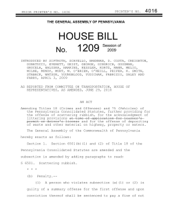 PRIOR PRINTER`S NO. 1436 PRINTER`S NO. 4016 THE GENERAL