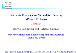 Stochastic Enumeration Method for Counting NP