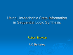 Synergy between Synthesis and Verification