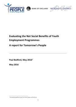 May 2016 - Tomorrow`s People