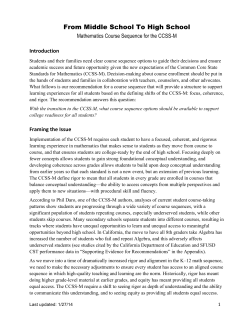Course Sequence Recommendation