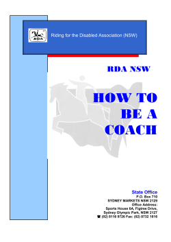 how to be a coach