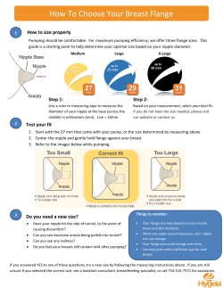 How To Choose Your Breast Flange