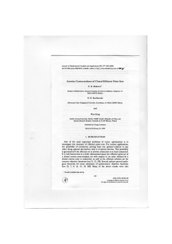 Arcwise Connectedness of Closed Efficient Point Sets