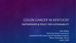 Colon cancer screening in kentucky