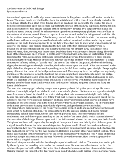 An Occurance at Owl Creek Bridge