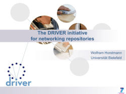 DRIVER-II: WP 4 Discovery - The Open Data Foundation
