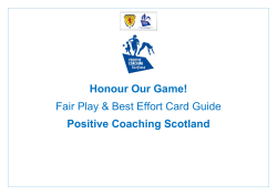 Fair Play and Best Effort Cards