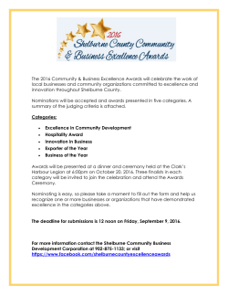 2016 SCCBEA &ndash; Public Notice and Listed Criteria Version Jul 22-16