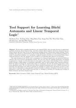Tool Support for Learning B  chi Automata and Linear Temporal Logic