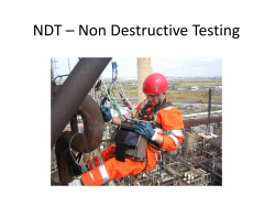 NDT * Non Destructive Testing