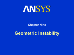 Geometric Instability: Buckling