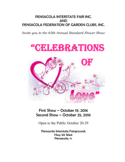 A Standard Flower Show Wednesday, October
