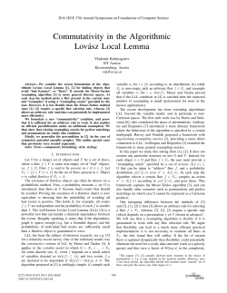 Commutativity in the Algorithmic Lov&aacute;sz Local Lemma
