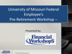 FERS Employees - University of Missouri Extension