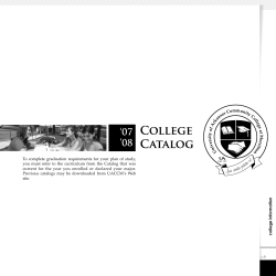 college information To complete graduation requirements for your