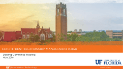 Steering Committee Presentation