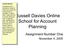 BeansB - Russell Davies