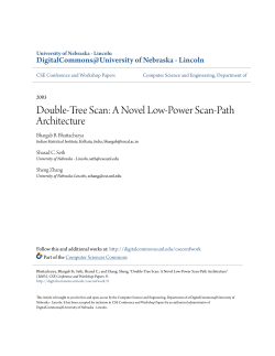 Double-Tree Scan: A Novel Low-Power Scan