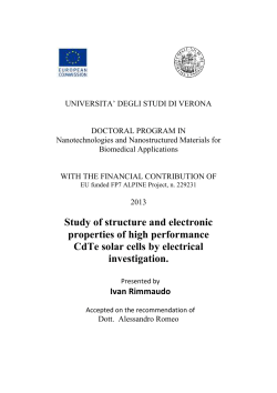 Study of structure and electronic properties of high performance
