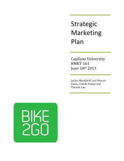 Strategic Marketing Plan