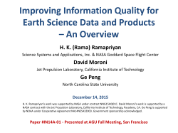 IN14A-01 - Information Quality - Overview