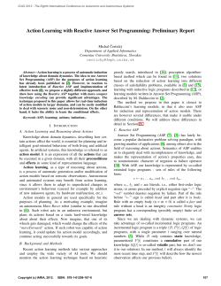 Action Learning with Reactive Answer Set Programming
