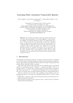 Learning Finite Automata Using Label Queries