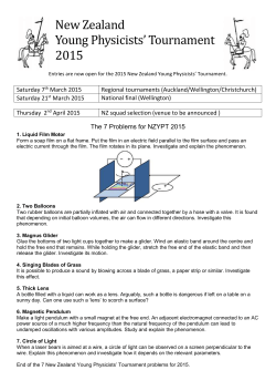 Schools entry form for NZYPT 2015