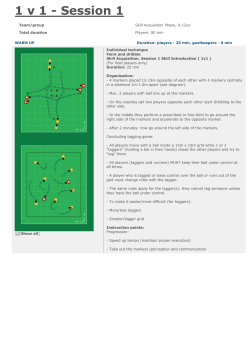 Session 1 - Helensburgh Junior Soccer