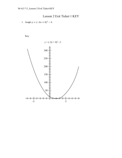Exit Ticket A1-2-1