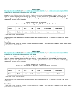 debate grading rubric