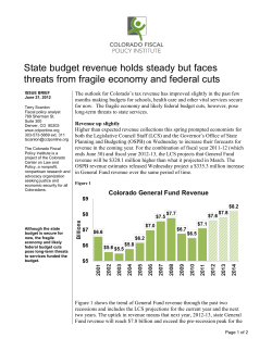 State budget revenue holds steady but faces threats from fragile