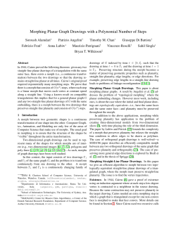 Morphing Planar Graph Drawings with a Polynomial Number of Steps