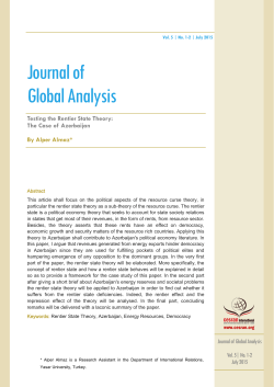 Testing the Rentier State Theory