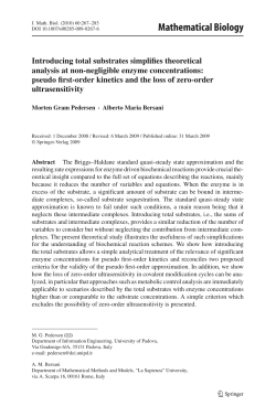 Mathematical Biology