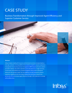 Business Transformation through Improved Agent Efficiency