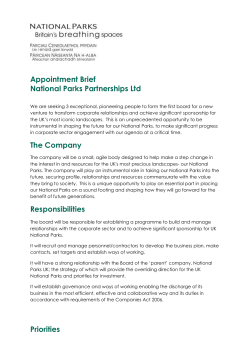 Draft - National Parks UK