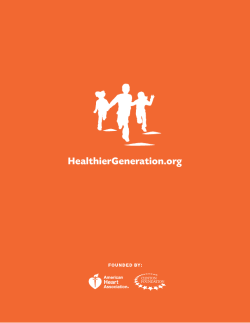 Task Cards - Alliance for a Healthier Generation