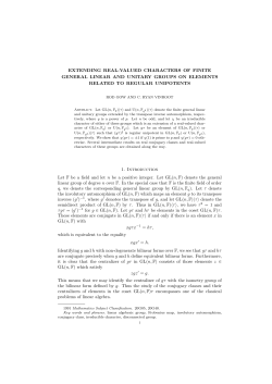 EXTENDING REAL-VALUED CHARACTERS OF FINITE GENERAL