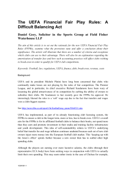Agreement title