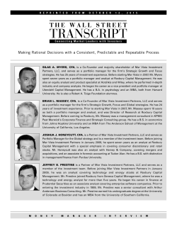 Making Rational Decisions with a Consistent, Predictable and